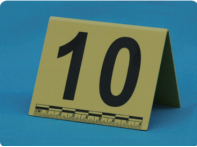 黄色塑料物证牌