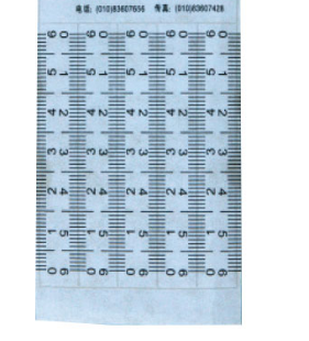 透明不干胶比例尺 