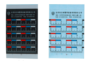  彩色不干胶比例尺