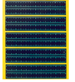 黑色不干胶比例尺