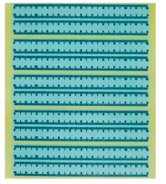  白色不干胶比例尺