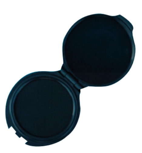 橡胶板黑色指纹捺印盒