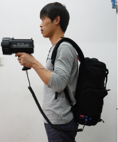 双肩背包式大功率照明勘查光源